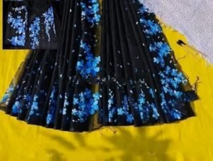 হাফ সিল্ক শাড়ি + ধুপিয়ান কটন পাঞ্জাবি - CD-17