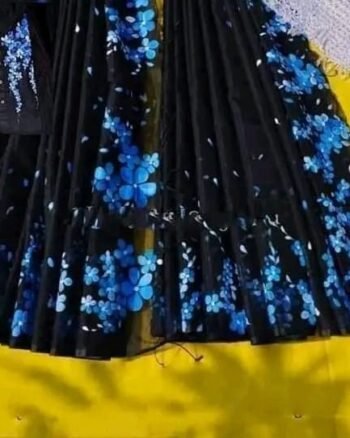 হাফ সিল্ক শাড়ি + ধুপিয়ান কটন পাঞ্জাবি - CD-17